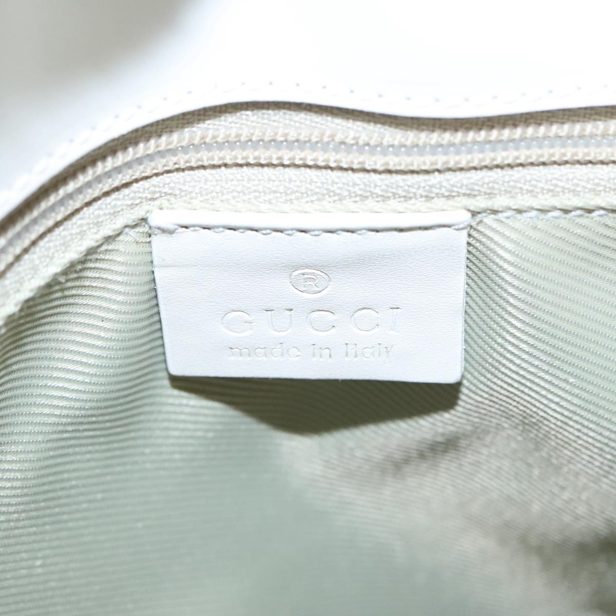 GUCCI GG Canvas Tote Bag Light Blue White Gold 002 1099 002 1099 - 16