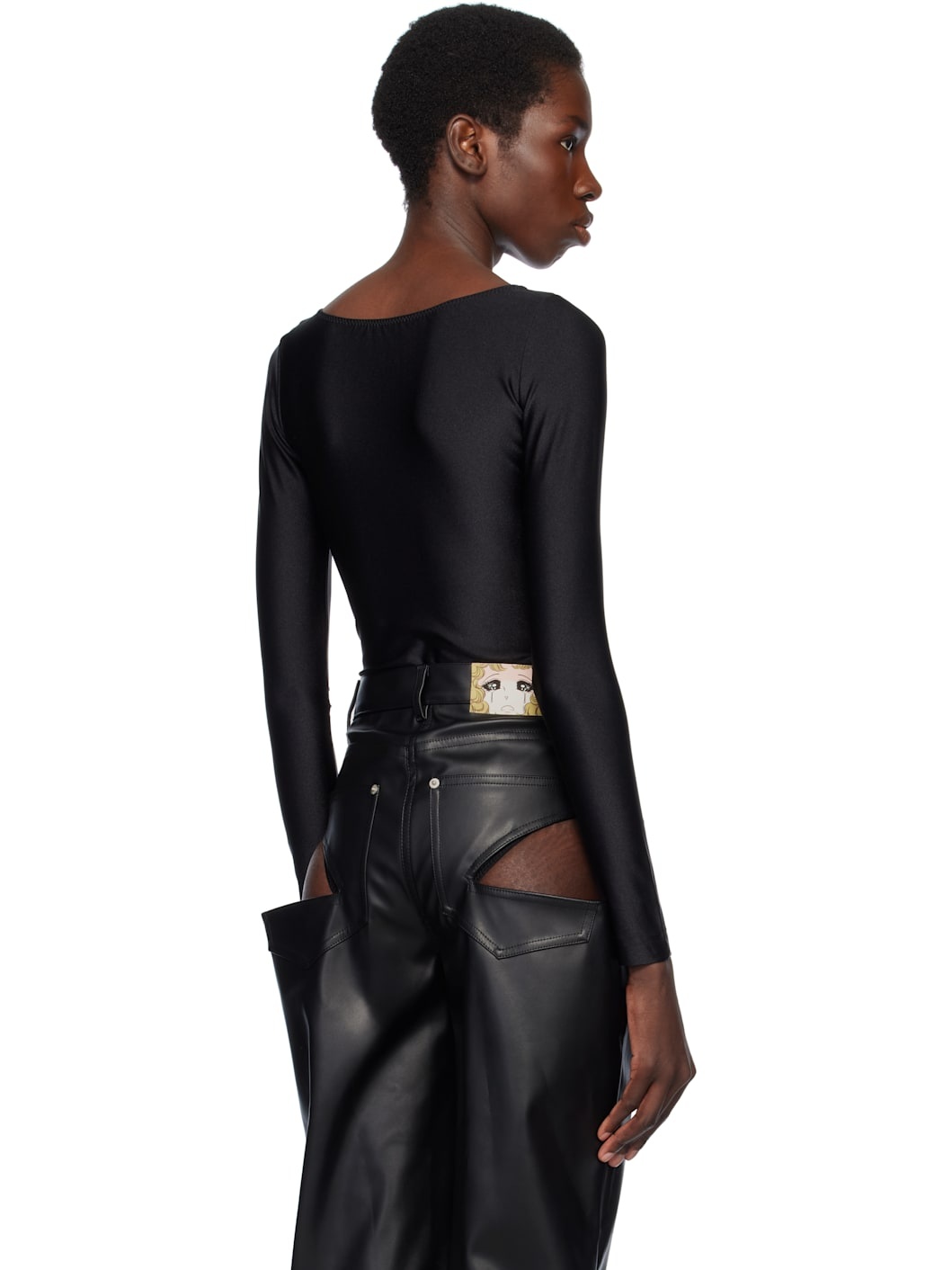 Black Star Point Bodysuit - 3