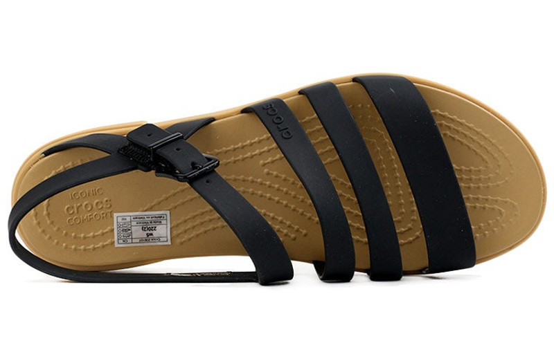 crocs (WMNS) Crocs Tulum Sandals 'Black' 206107-00W outlook