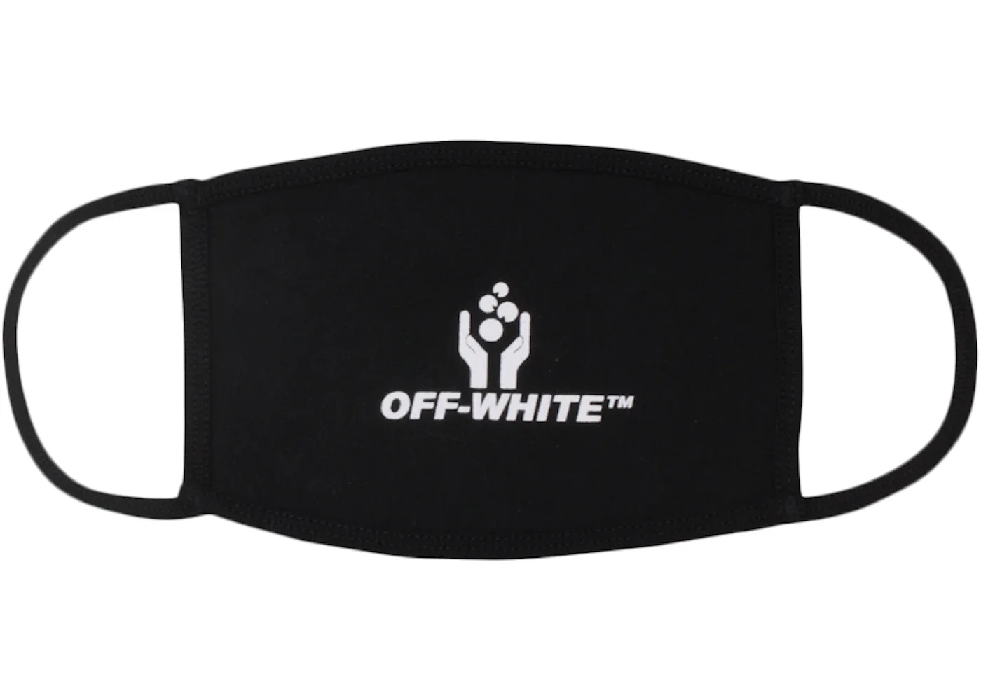 OFF-WHITE Hands Face Mask (SS19) Black/White - 1