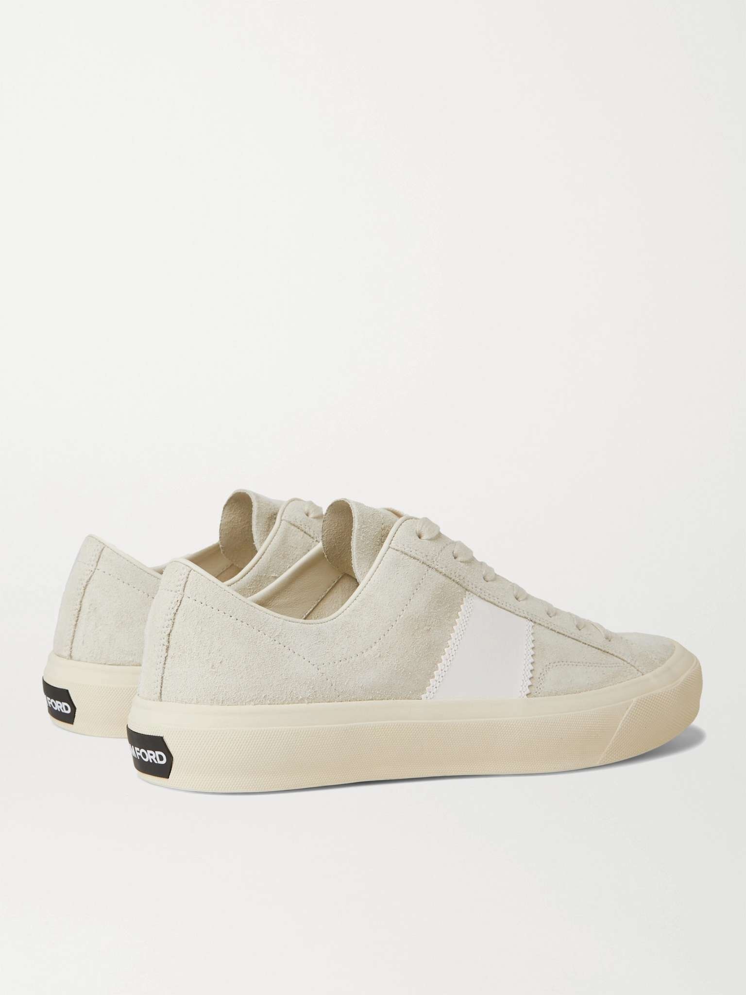 Cambridge Leather-Trimmed Suede Sneakers - 5