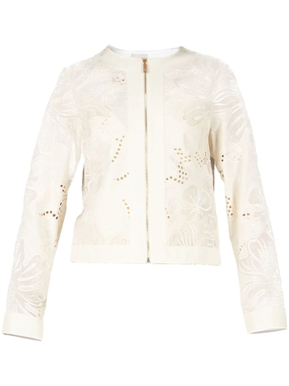 broderie-anglaise jacket - 1