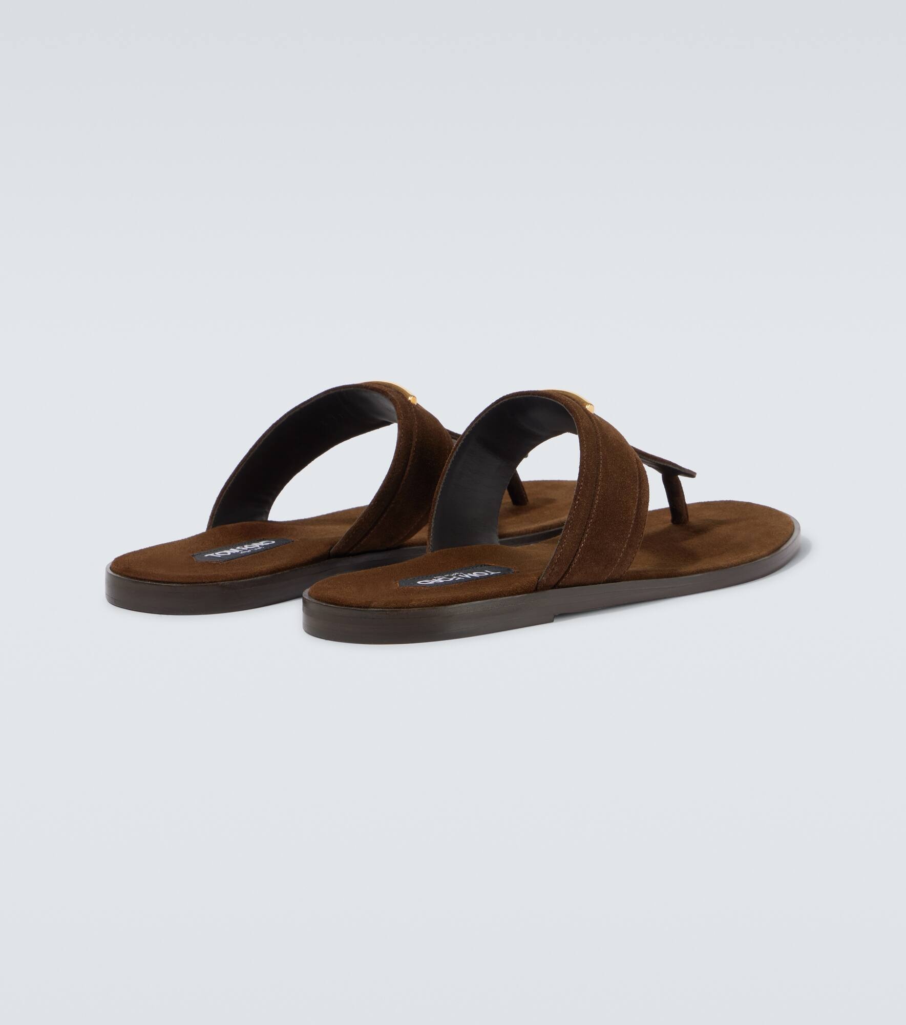 Brighton TF suede thong sandals - 6