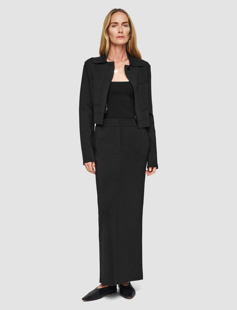 JOSEPH Milano Knit Stretch Zip Jacket outlook