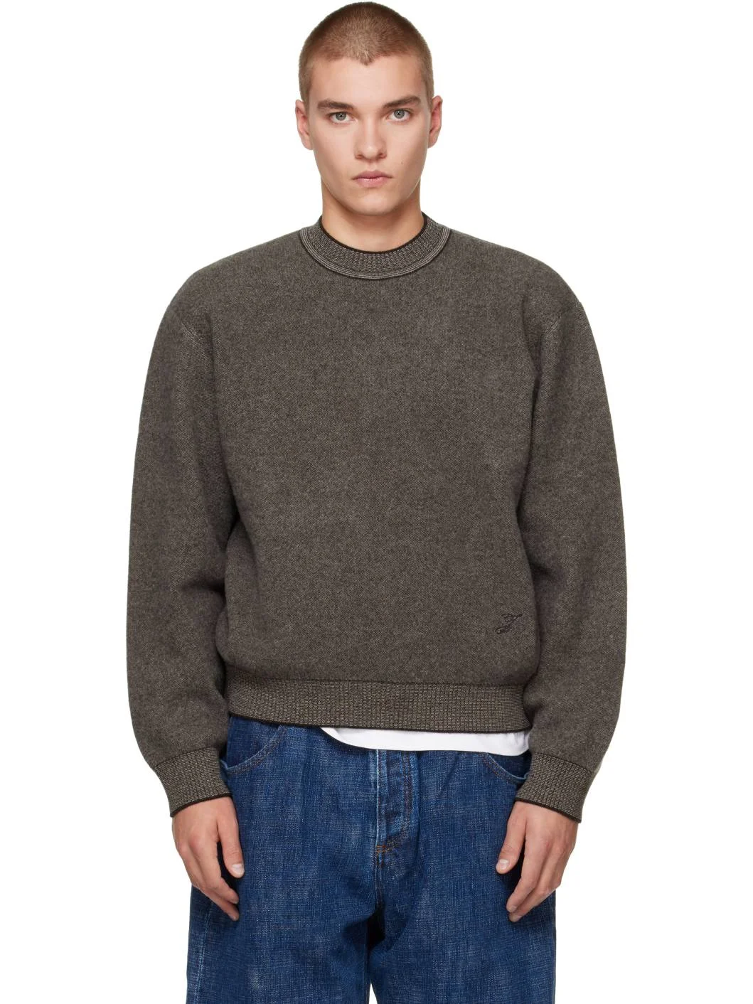 Taupe 'La Maille Pelota' Sweater - 1