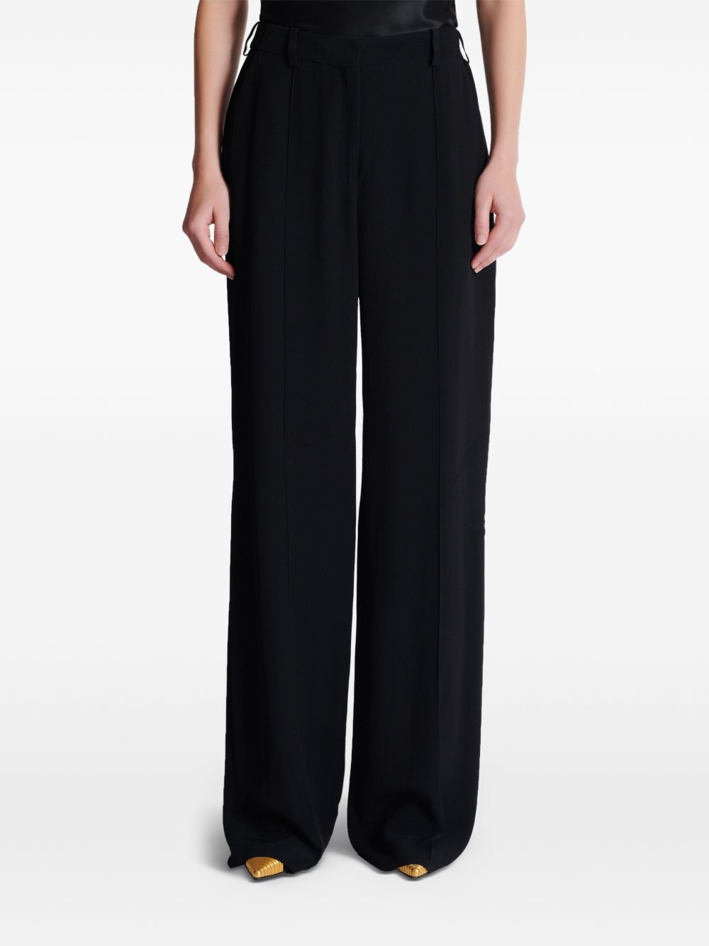 crepe tailored trousers - 5