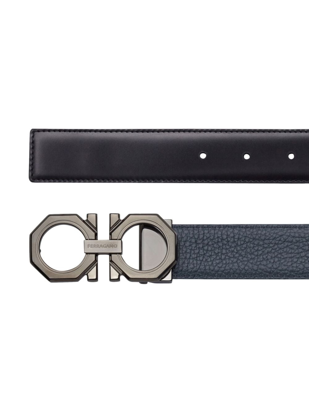 Gancini-buckle reversible belt - 2
