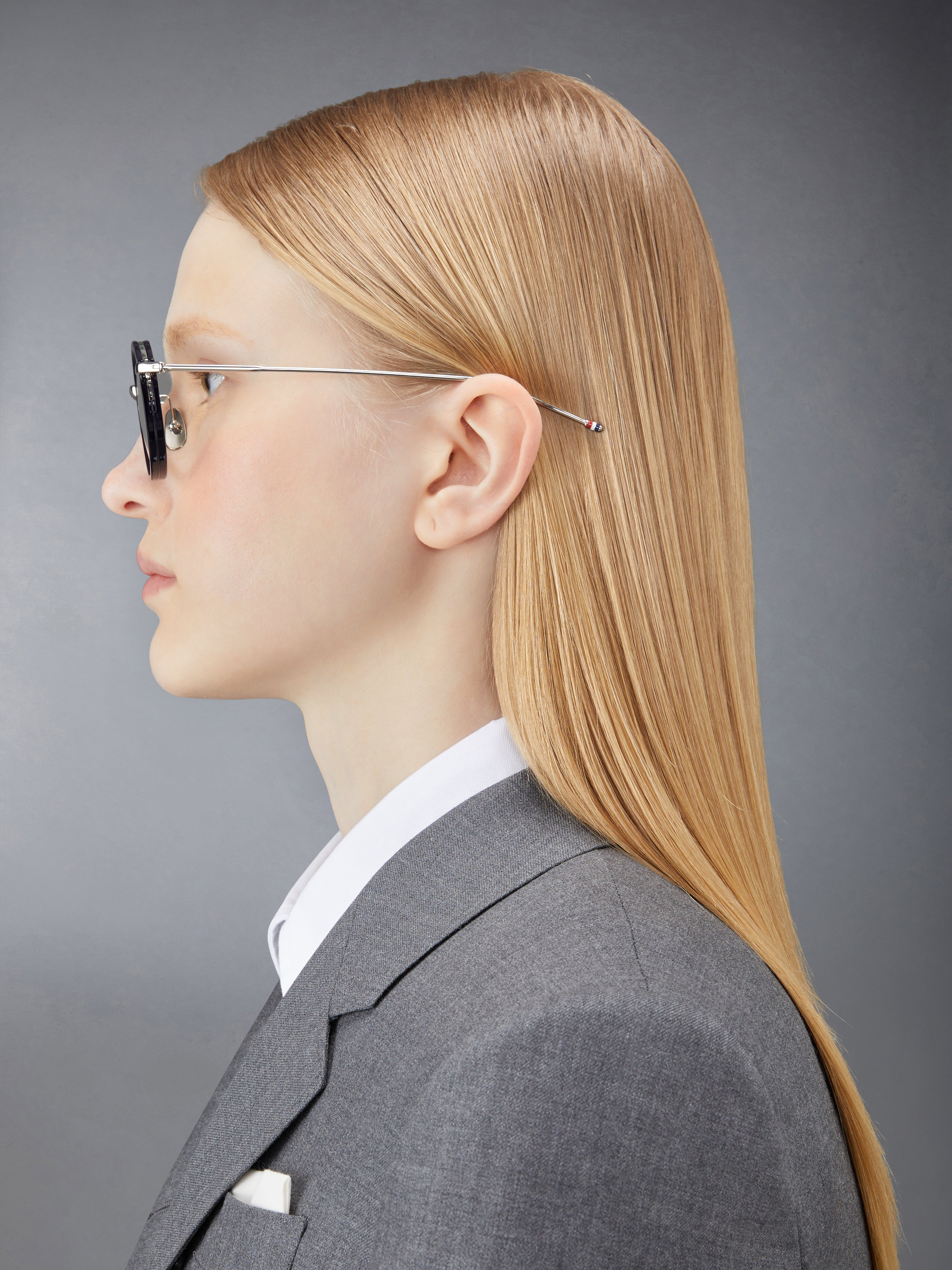 ACETATE AND TITANIUM ROUND EYEGLASSES - 3