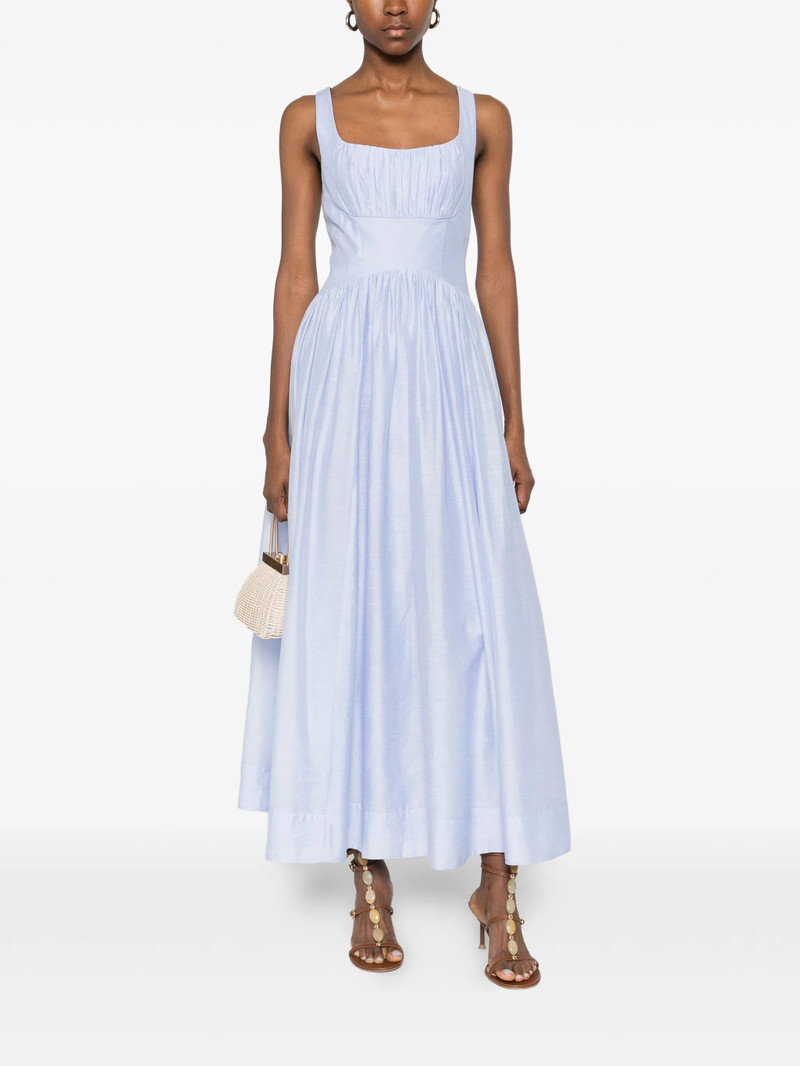 Aje. Mist ruched midi dress outlook