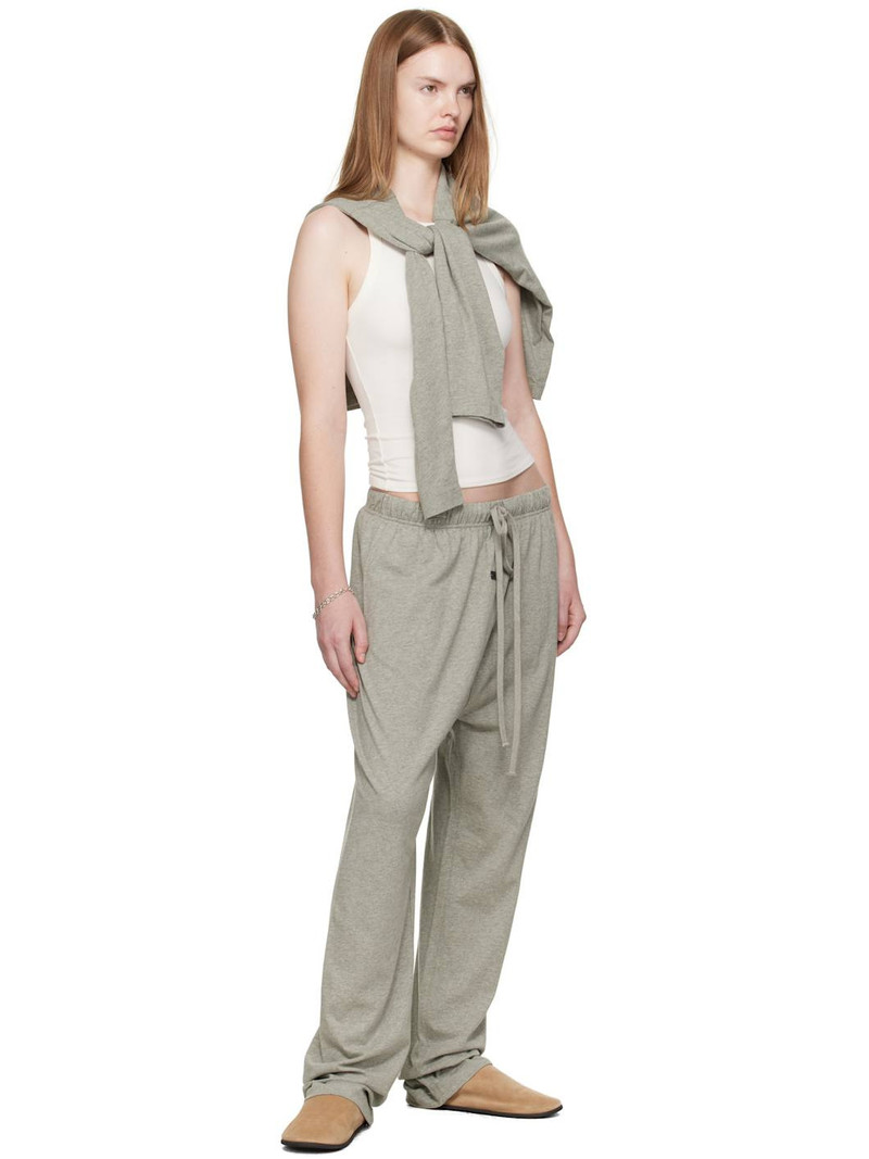 ESSENTIALS Gray Relaxed Lounge Pants outlook