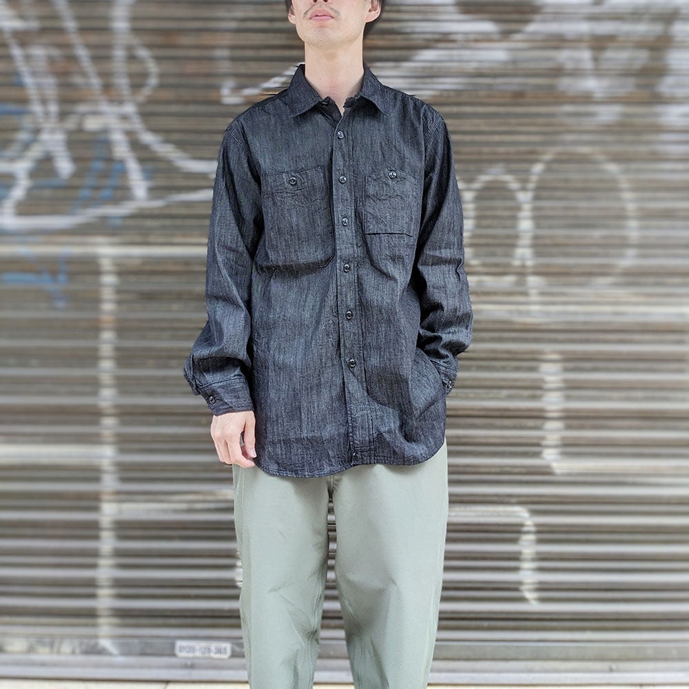 Work Shirt - Cotton Denim Shirting - NQ020 - 6