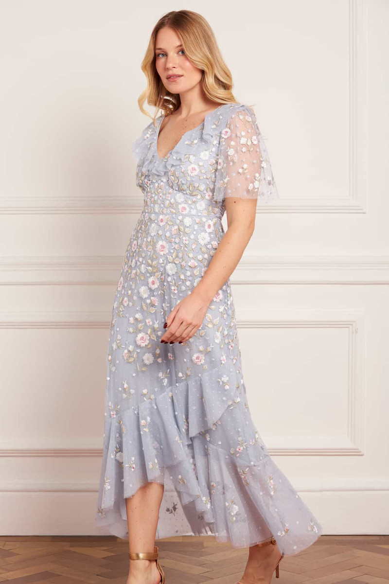 Needle & Thread Ethereal Blooms Frill Ankle Gown outlook
