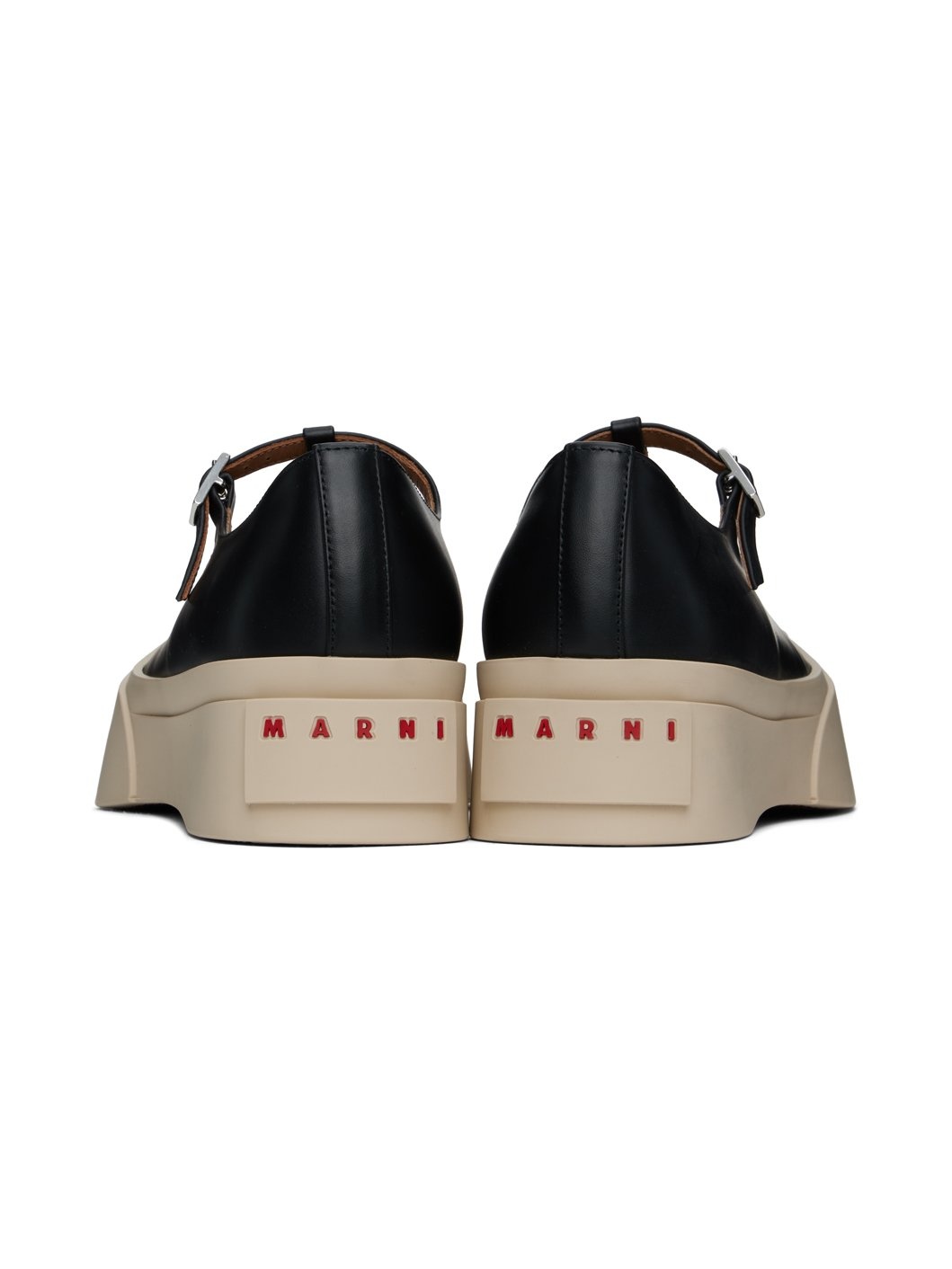 Black Pablo Mary Jane Ballerina Flats - 2
