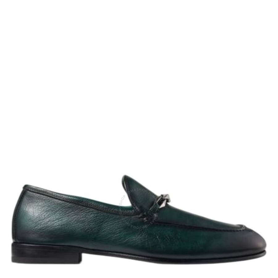 Jimmy Choo Marti Reverse Leather Loafers - 1