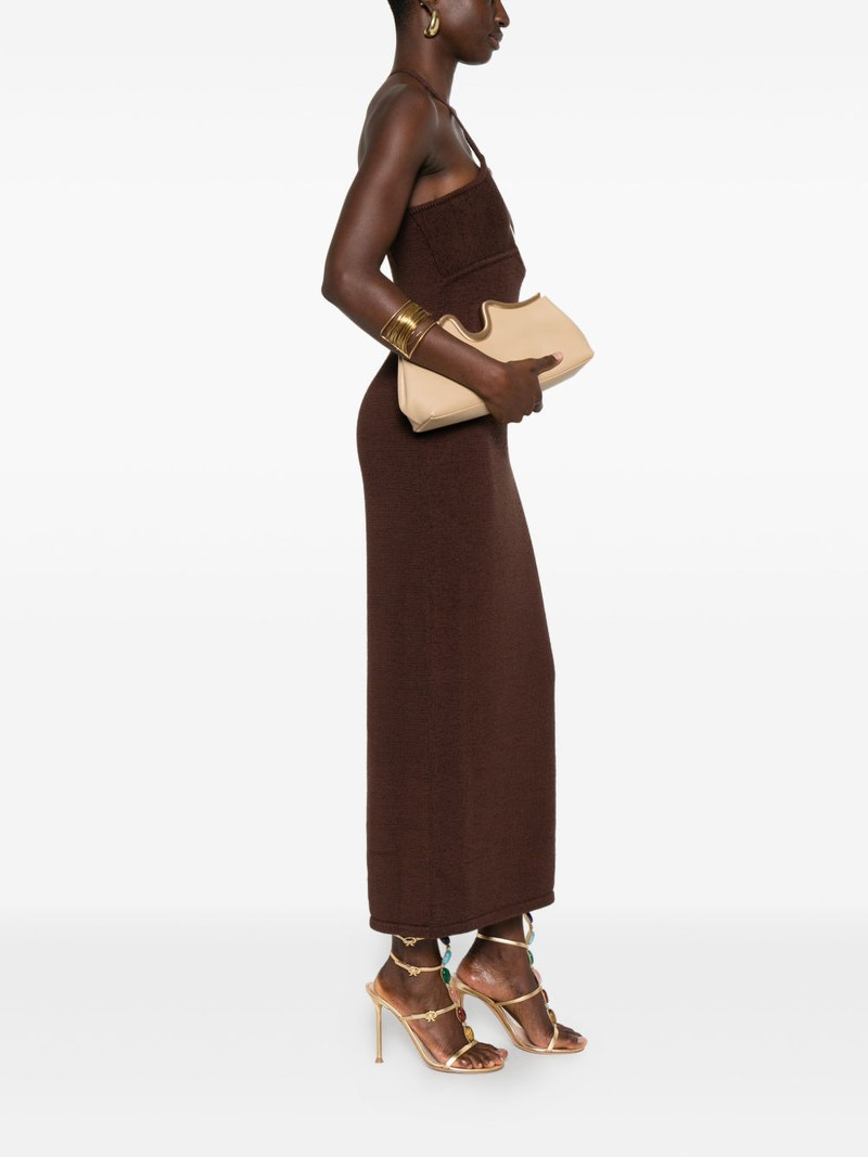 Cult Gaia Valma curved-frame chain clutch outlook