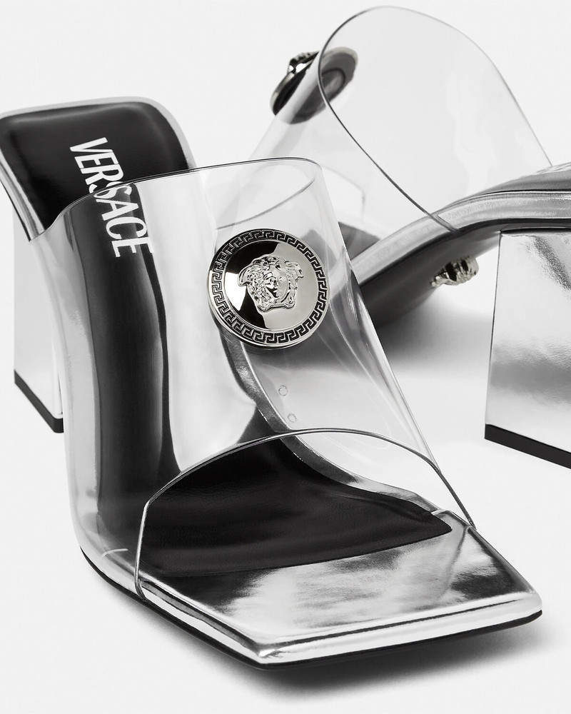 Alia Transparent Mules 70 mm 5