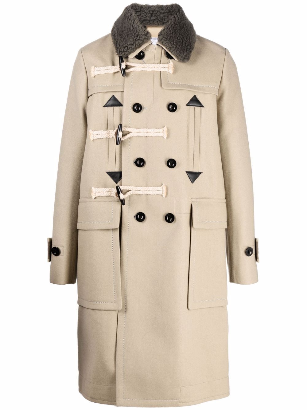 rope-detailing coat - 1