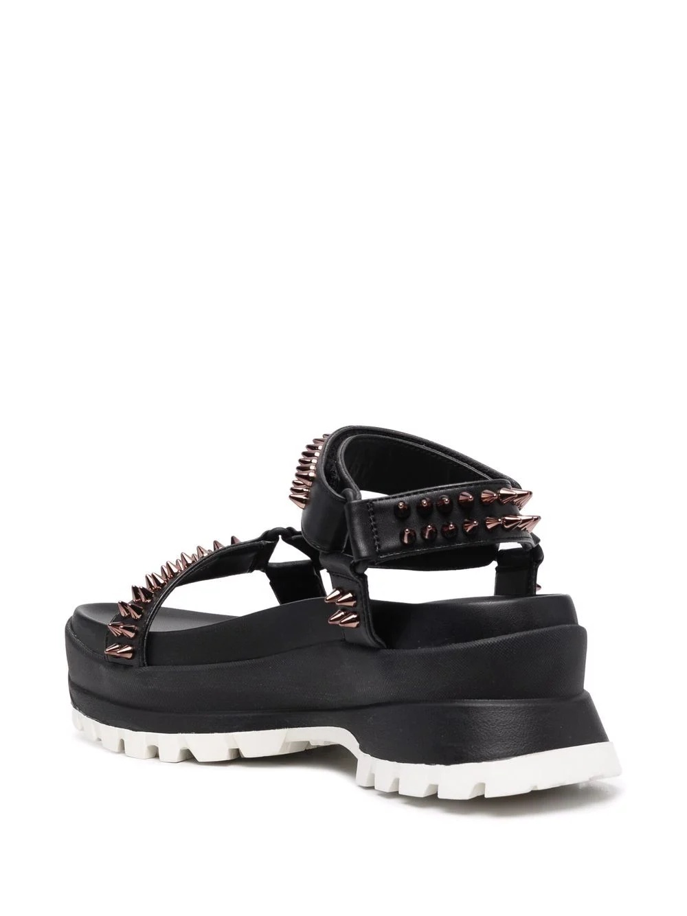 70mm stud-embellished platform sandals - 3