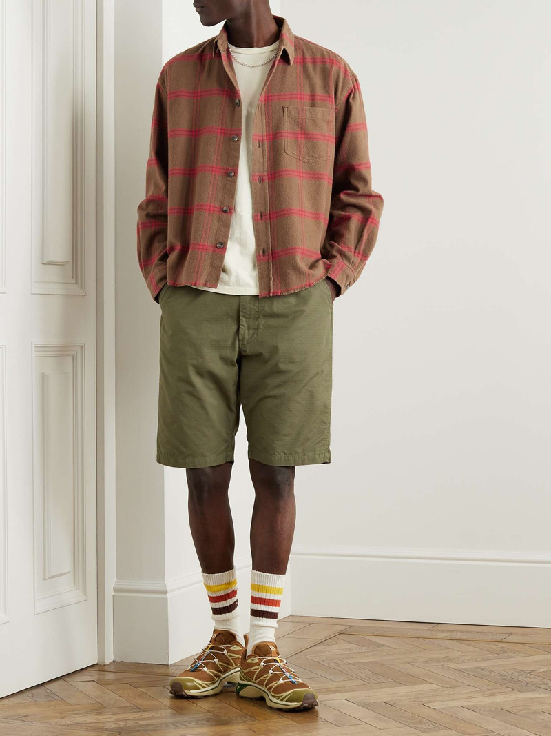 John Elliott Hemi Checked Cotton-Flannel Shirt outlook