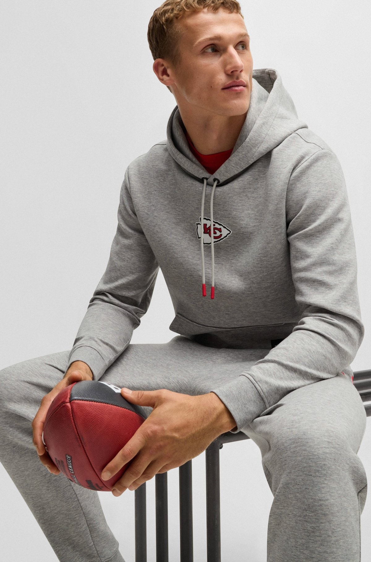 BOSS X NFL INTERLOCK HOODIE WITH SPECIAL BRANDING - 3