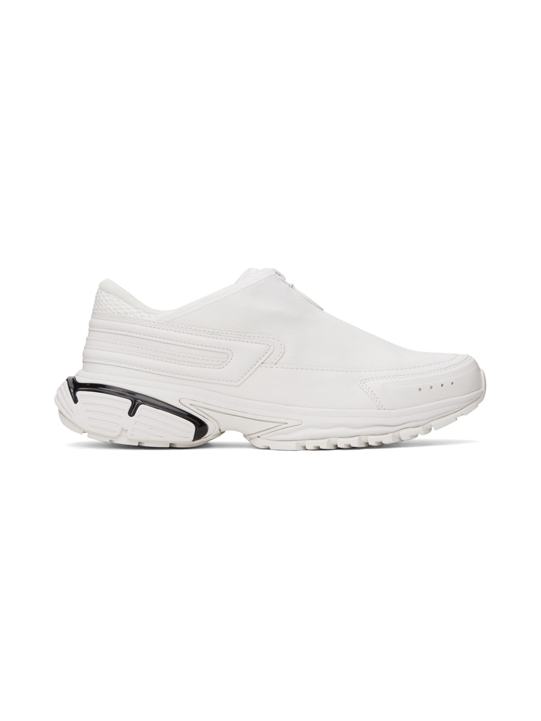 White S-Serendipity Pro-X1 Zip X Sneakers - 1