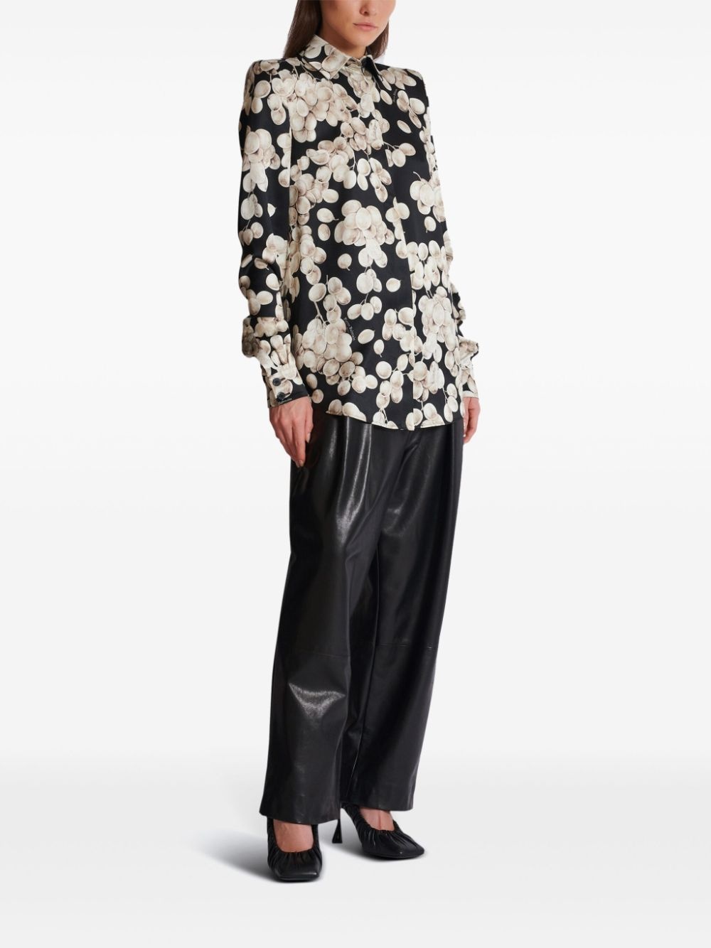 raisin-print shirt - 3