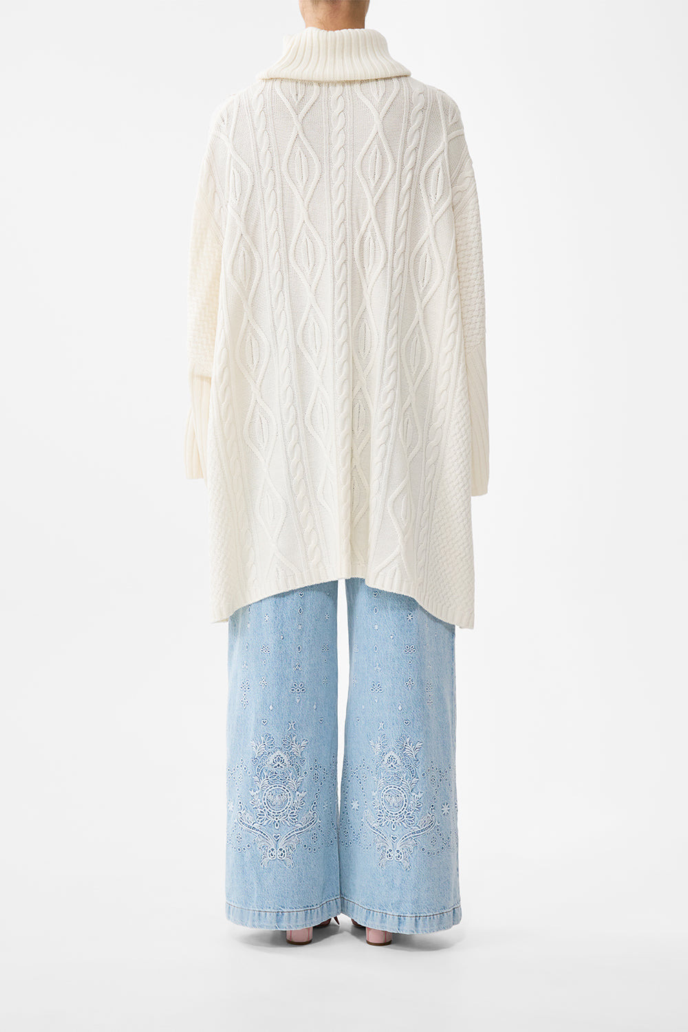 ROLL NECK KNIT JUMPER - 3