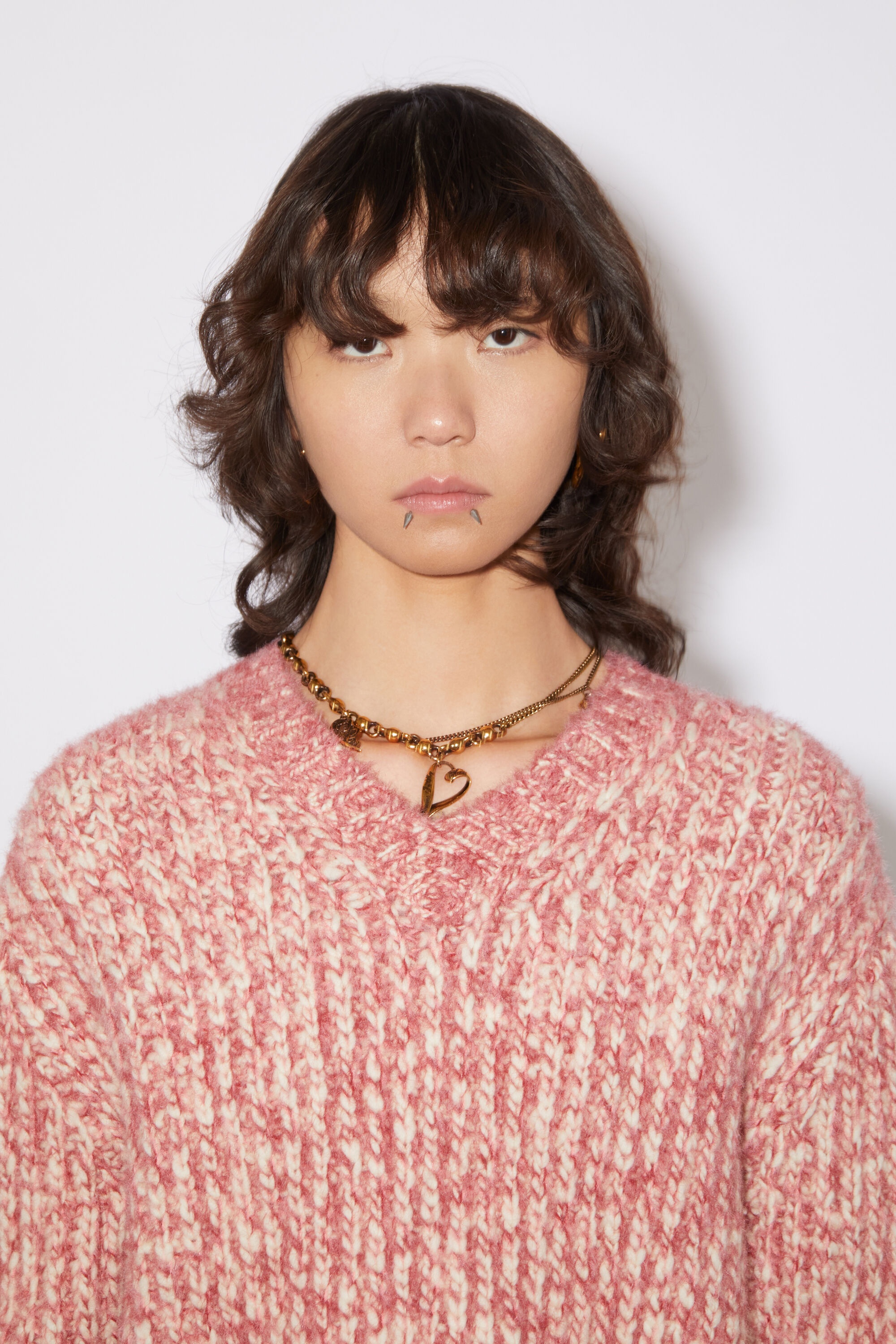 Wool blend jumper - Off white/multi - 4
