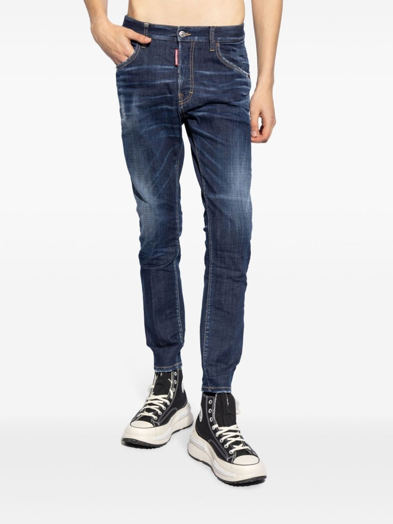 logo-patch cotton jeans 3