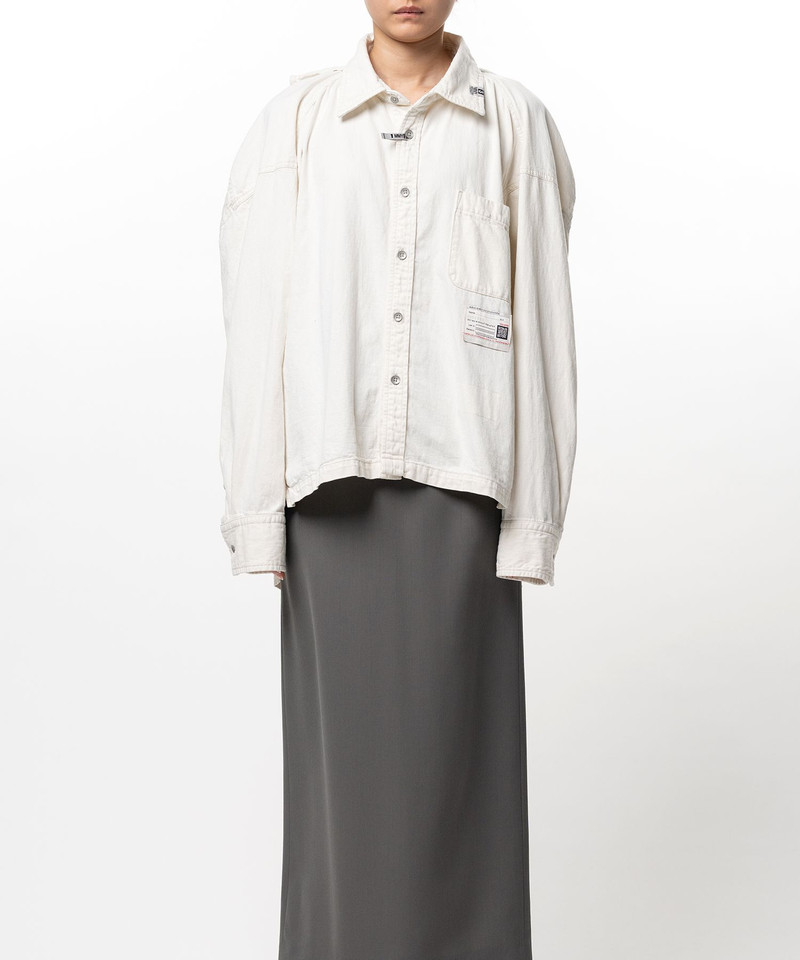 Maison MIHARAYASUHIRO Vest Combined Denim Shirt outlook