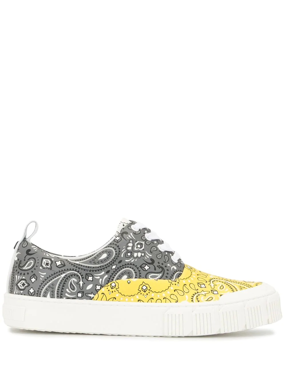 Ollie paisley print sneakers - 1