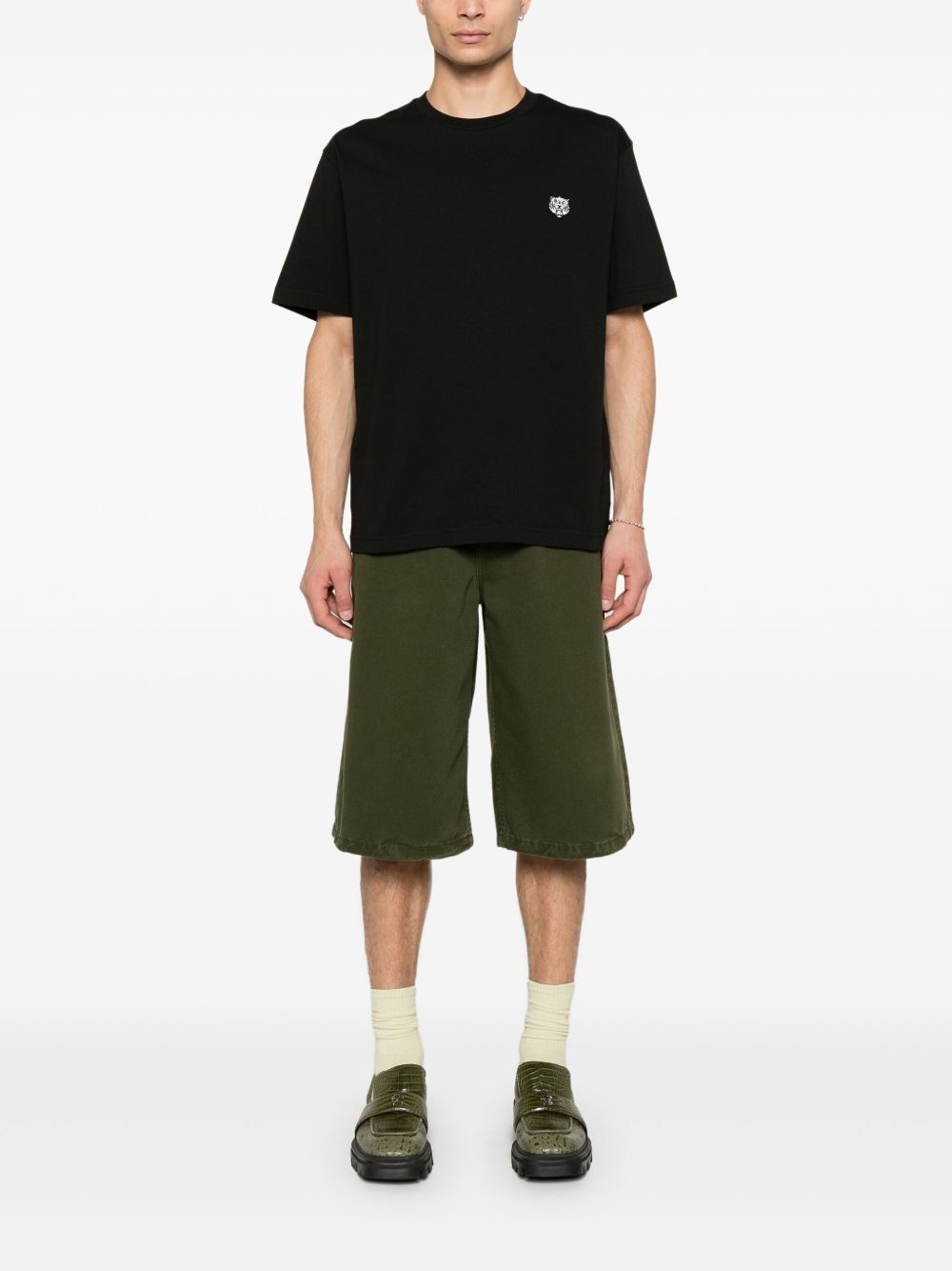 "Lucky Tiger" embroidered T-shirt - 2