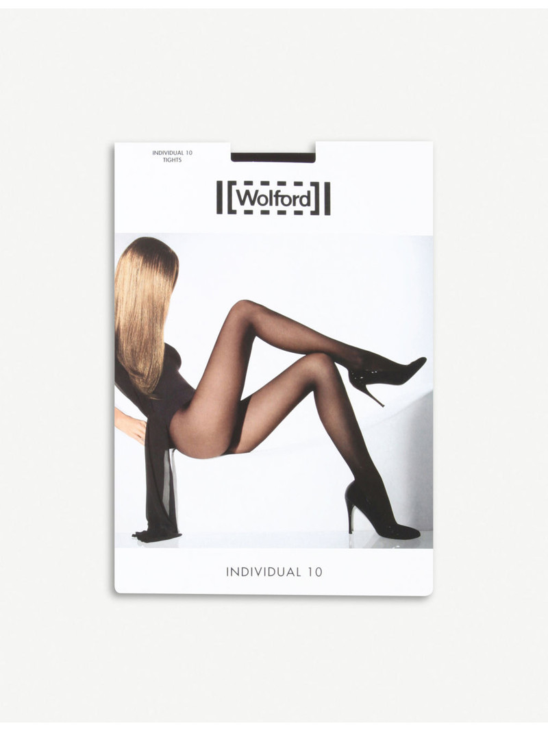 Wolford Individual 10 nylon-blend tights outlook