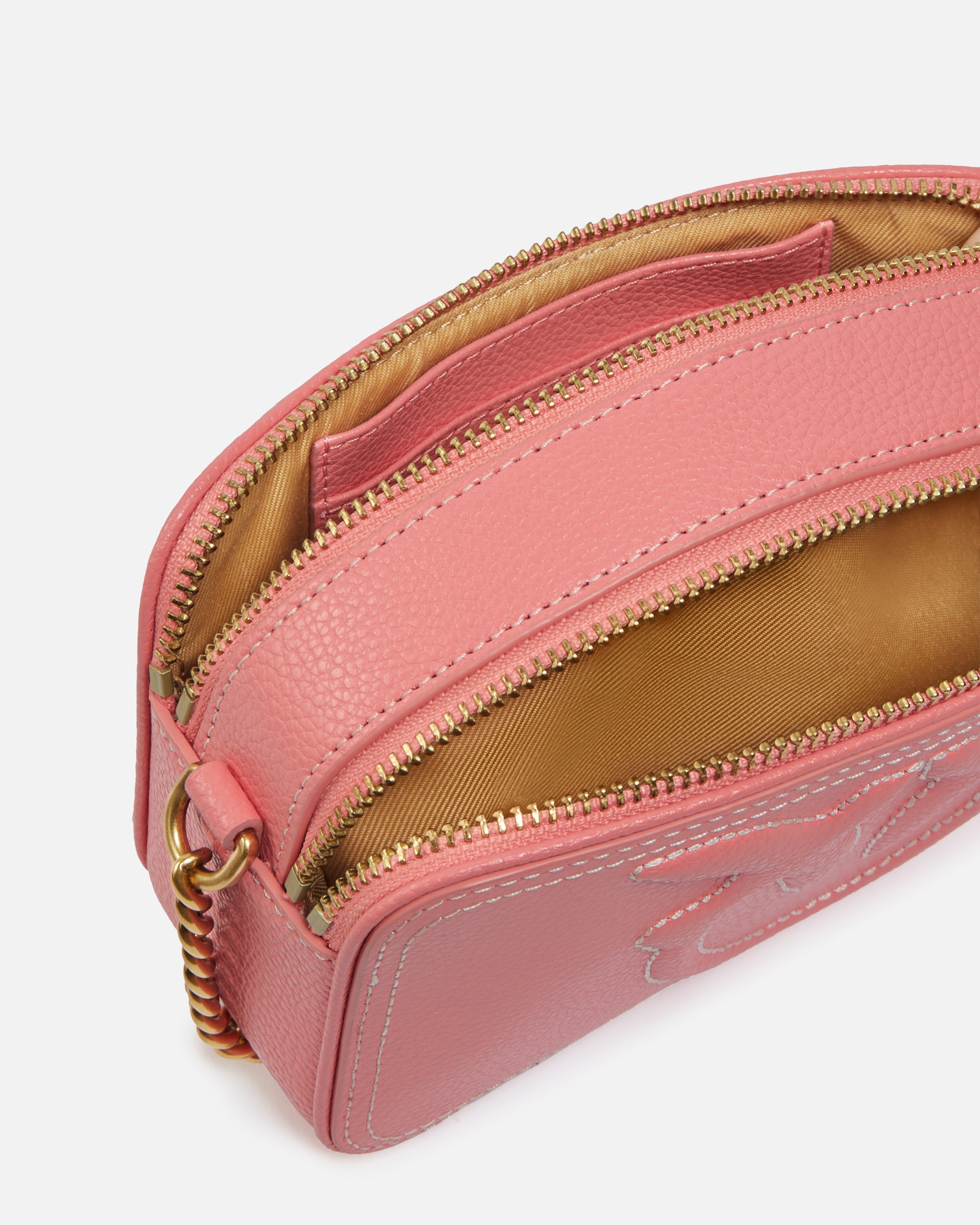 SMALL CROSSBODY BAG WITH RAISED LOVE BIRDS LOGO - 4