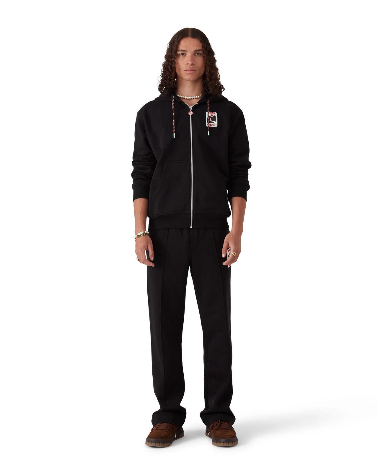Sunset Valley Zip Hooded Sweatshirt | Casablanca Paris - 2