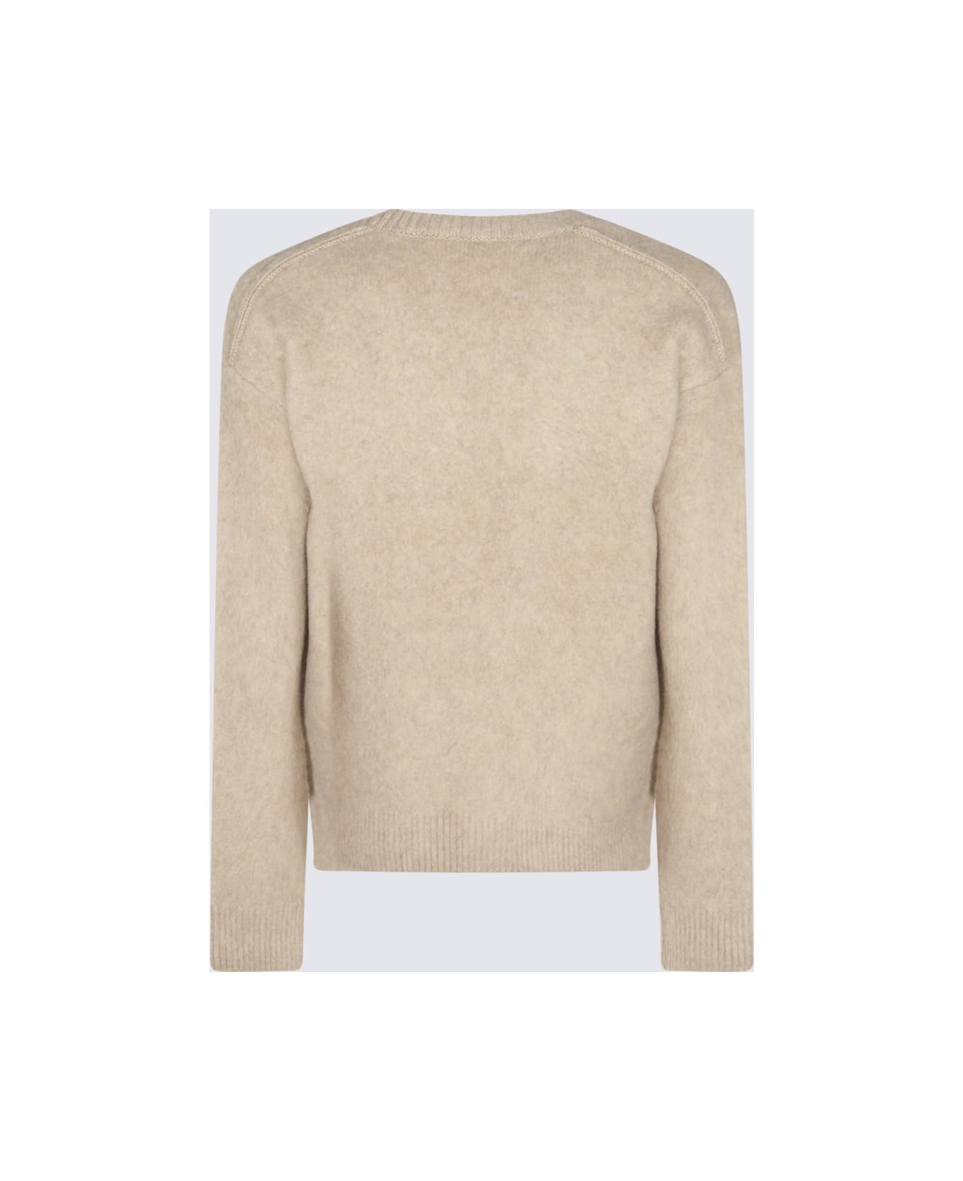 Beige Wool Knitwear - 2