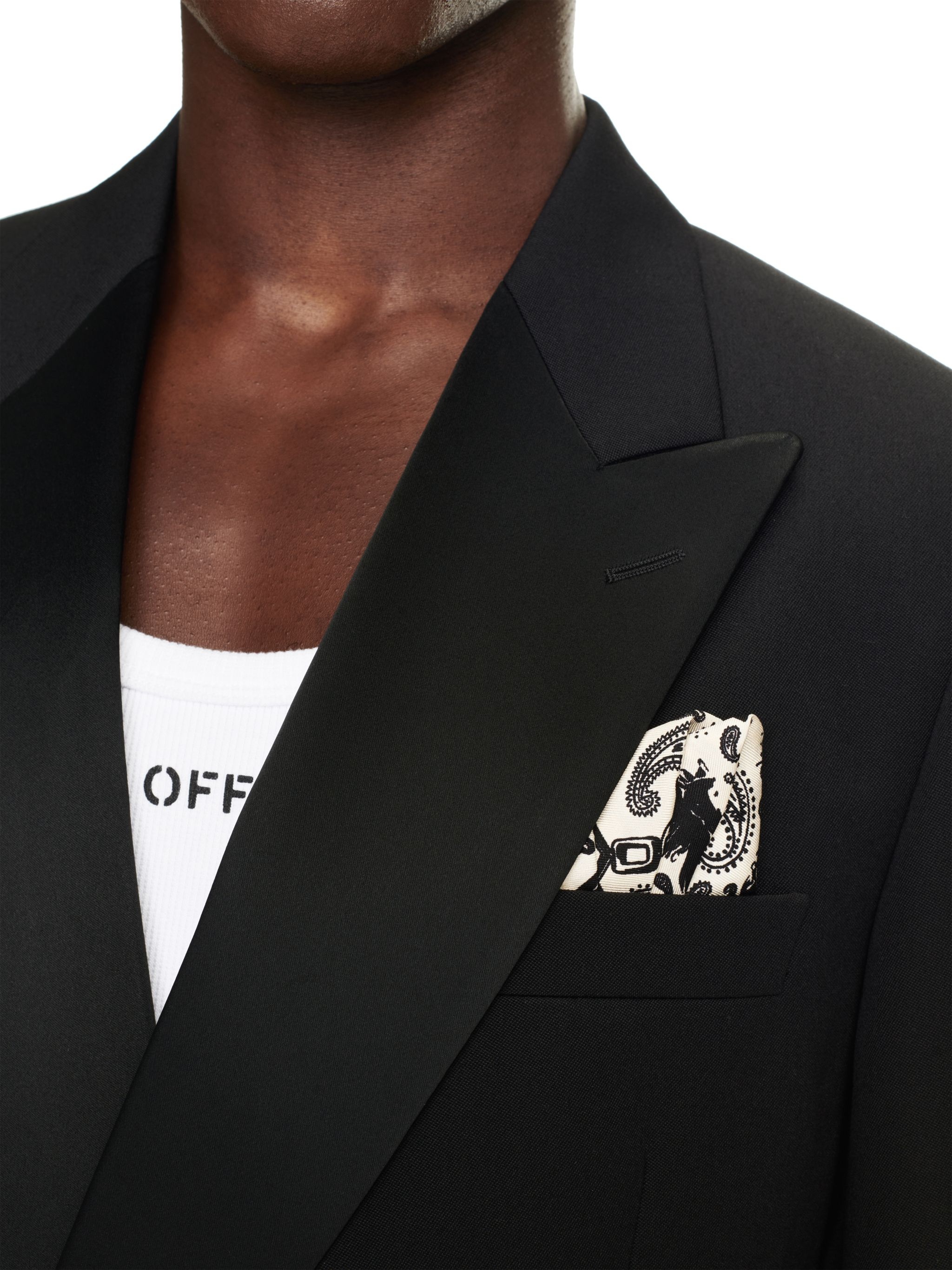 Tattoo Smoking Double-breasted Jacket - 5