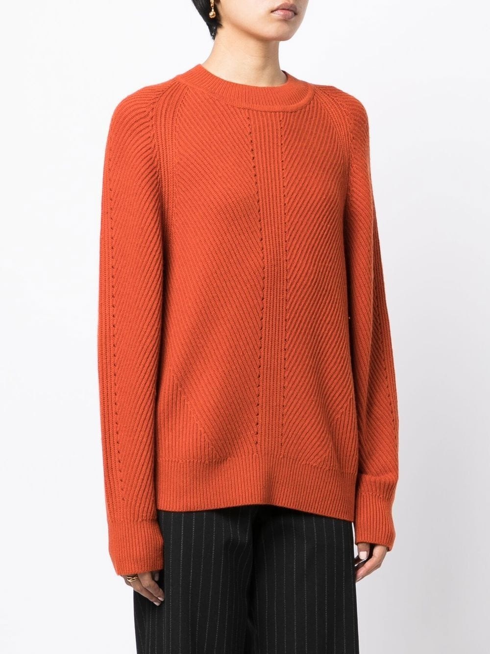 crew-neck knitted sweater - 2