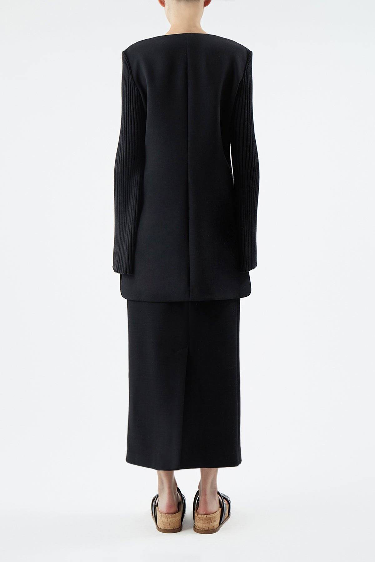 Manuela Skirt in Wool Crepe - 4