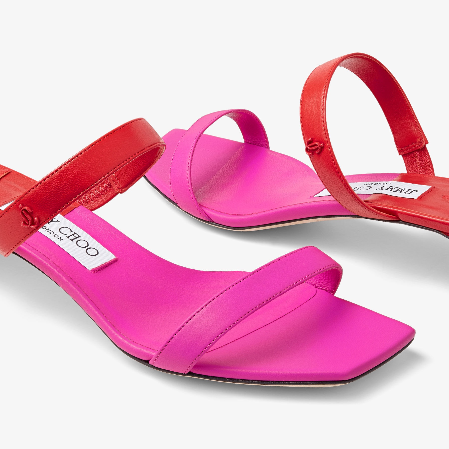 Kyda 35
Fuchsia and Pink Nappa Leather Sandals - 3