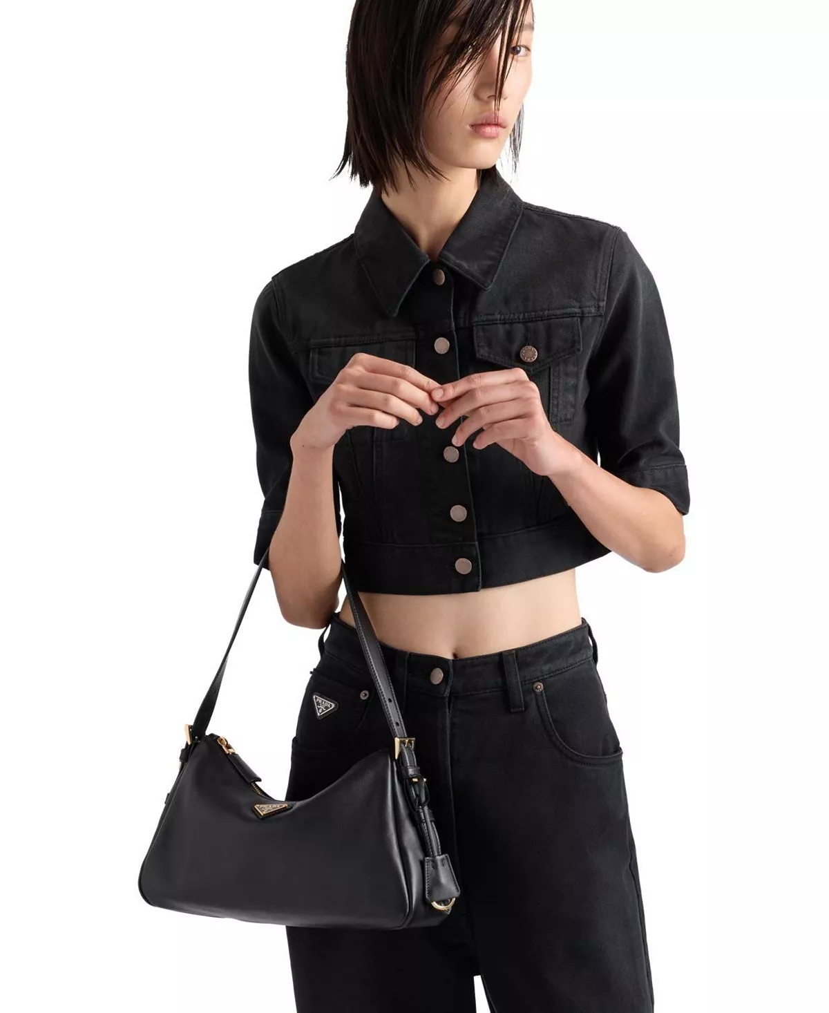 Aimee Medium Leather Shoulder Bag - 2