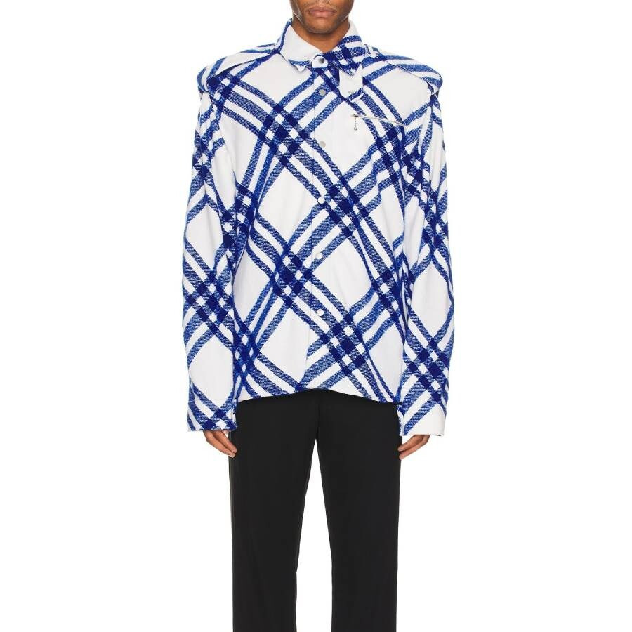 Burberry Check Pattern Buttoned Up Shirt - 3