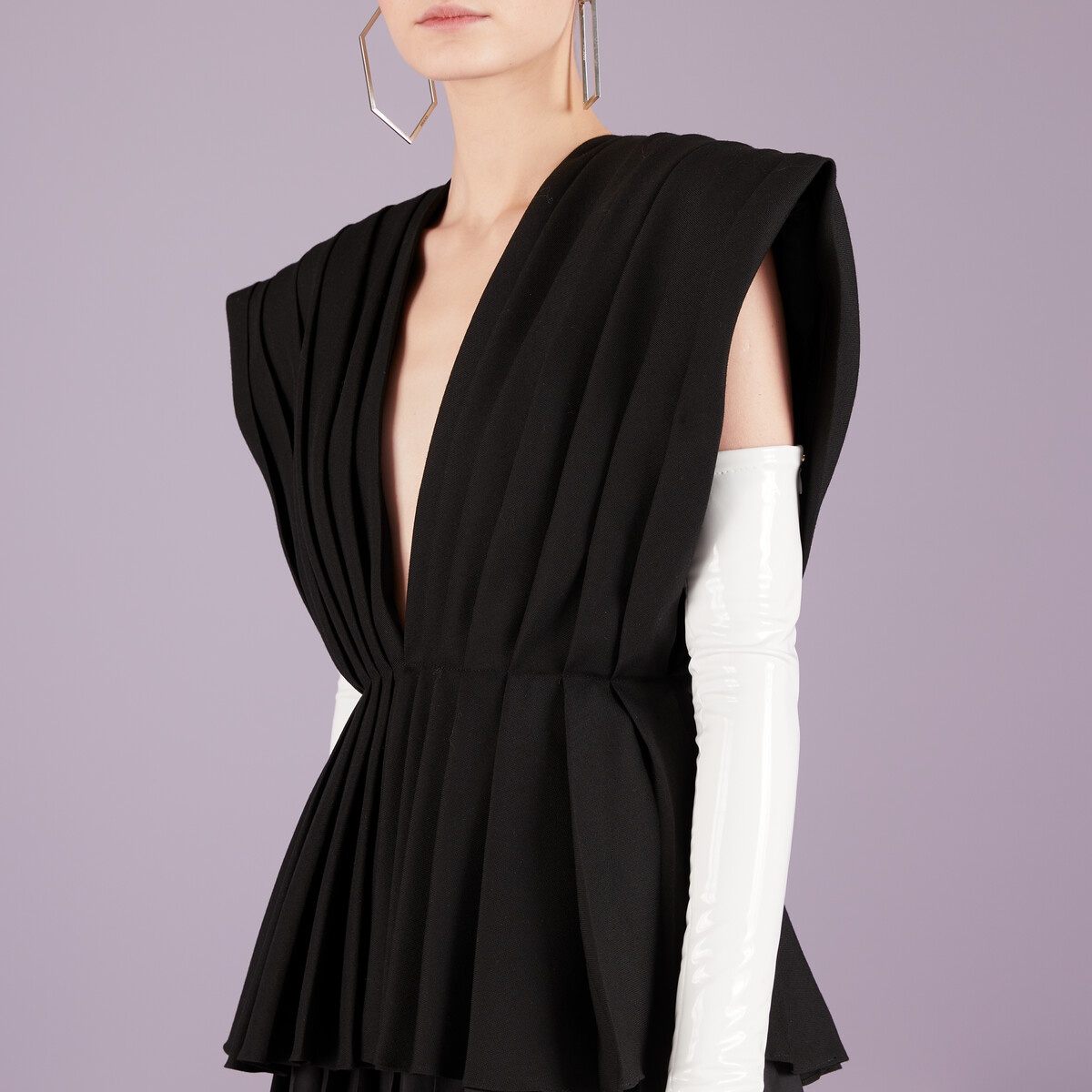 GUCCI Wool dress with pleats | REVERSIBLE