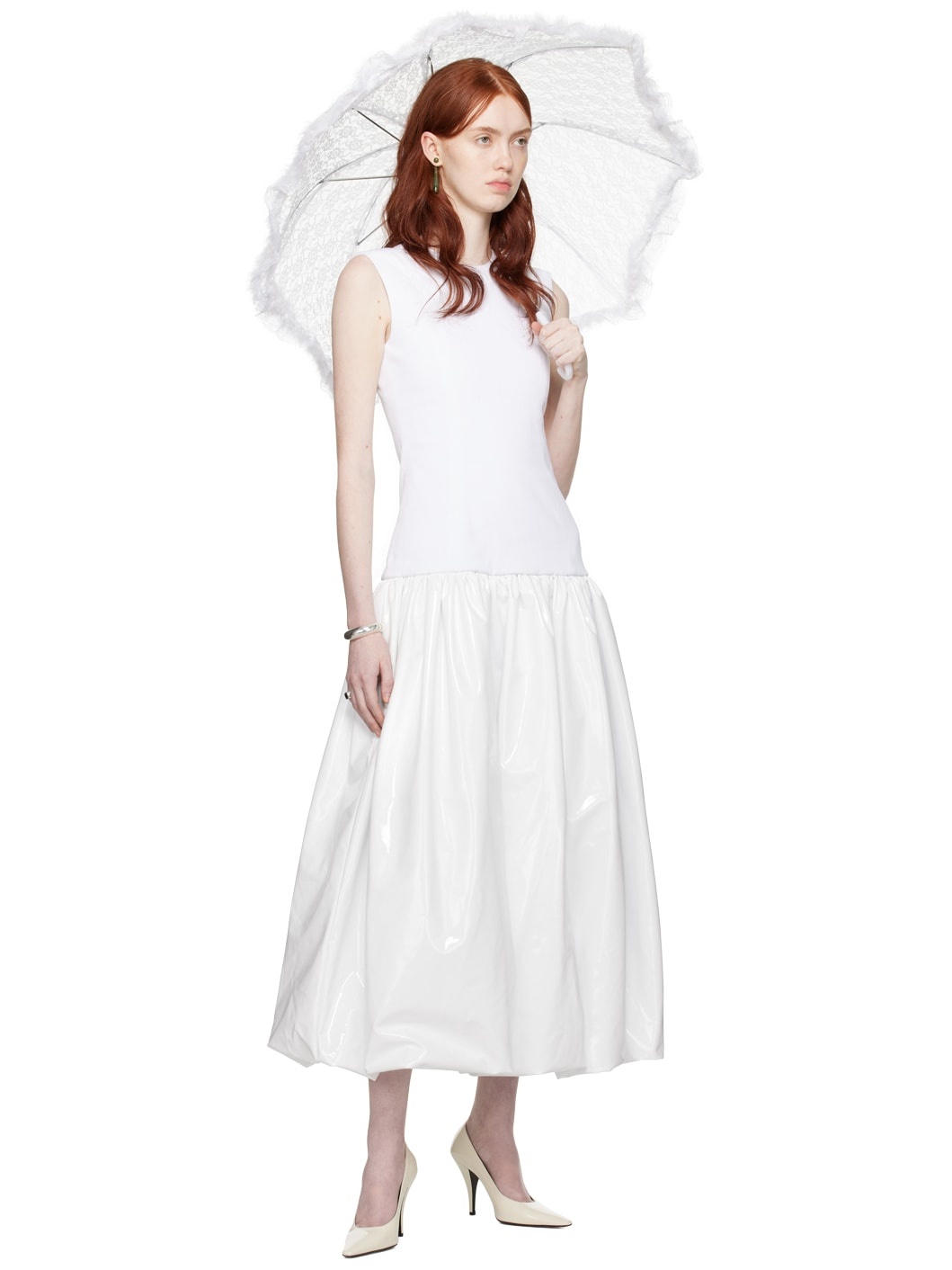 SSENSE Exclusive White Audrey Maxi Dress - 5