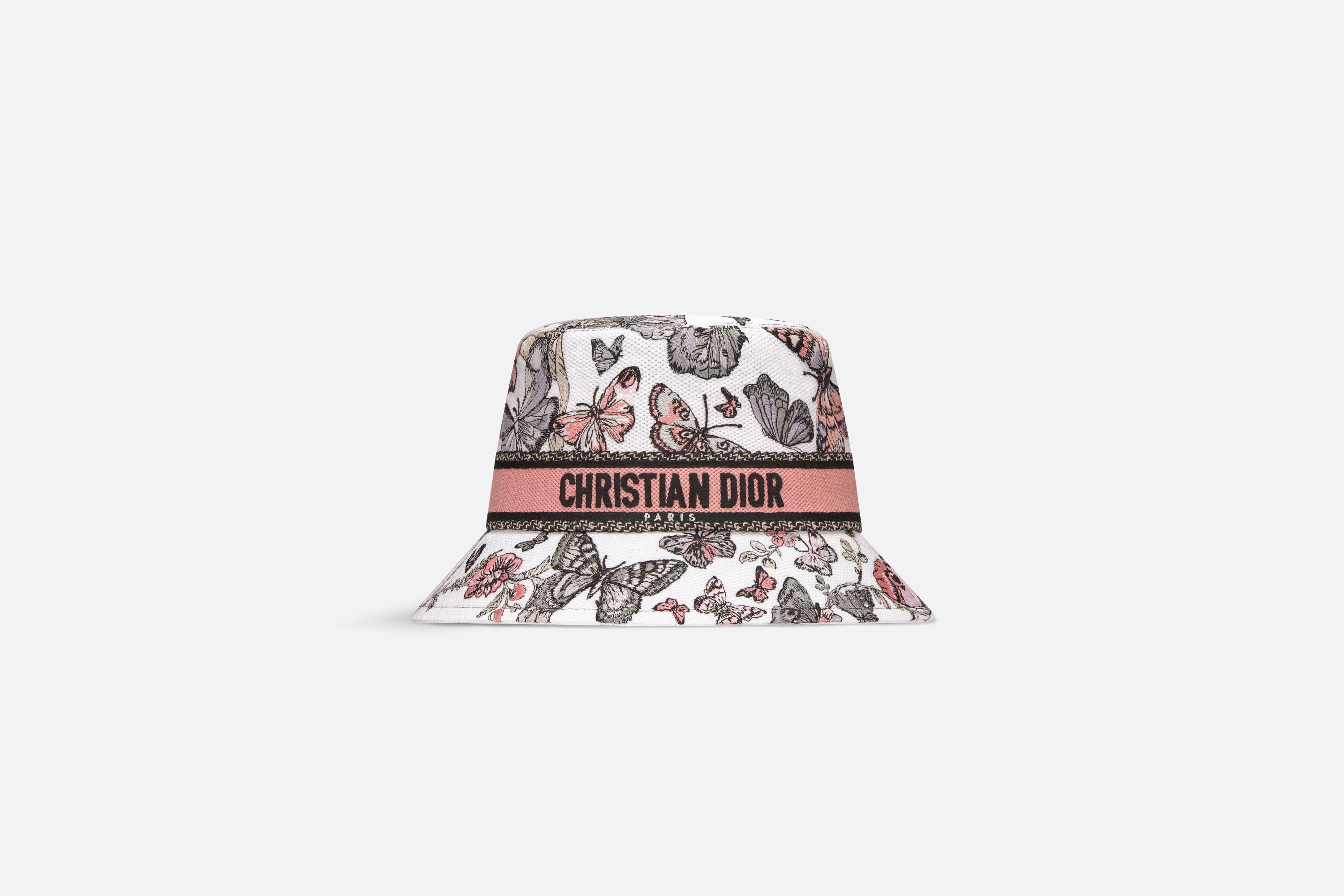 D-Bobby Toile de Jouy Mexico Small Brim Bucket Hat - 1