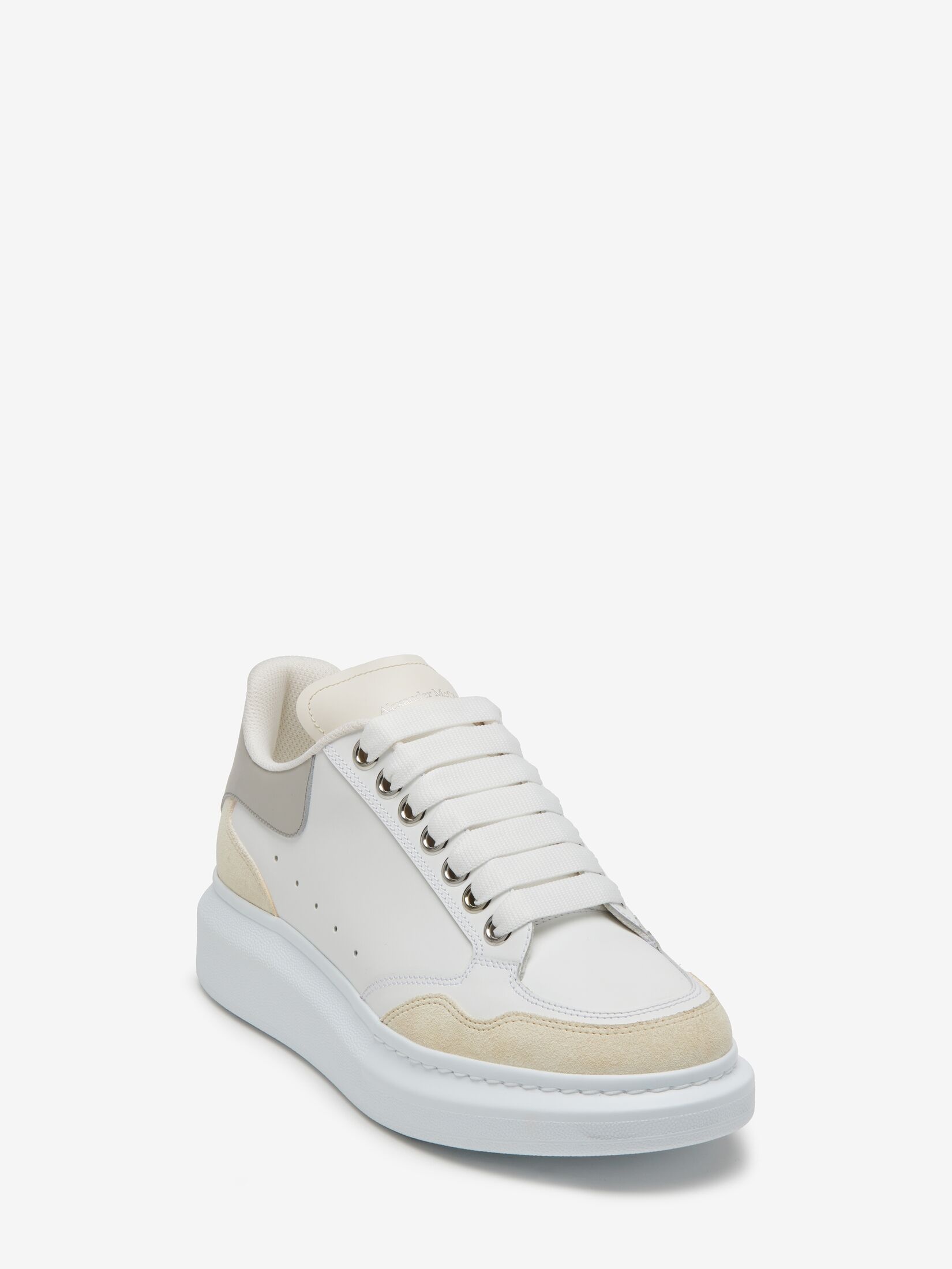 Women's Oversized Sneaker in White/vanilla/cement - 2