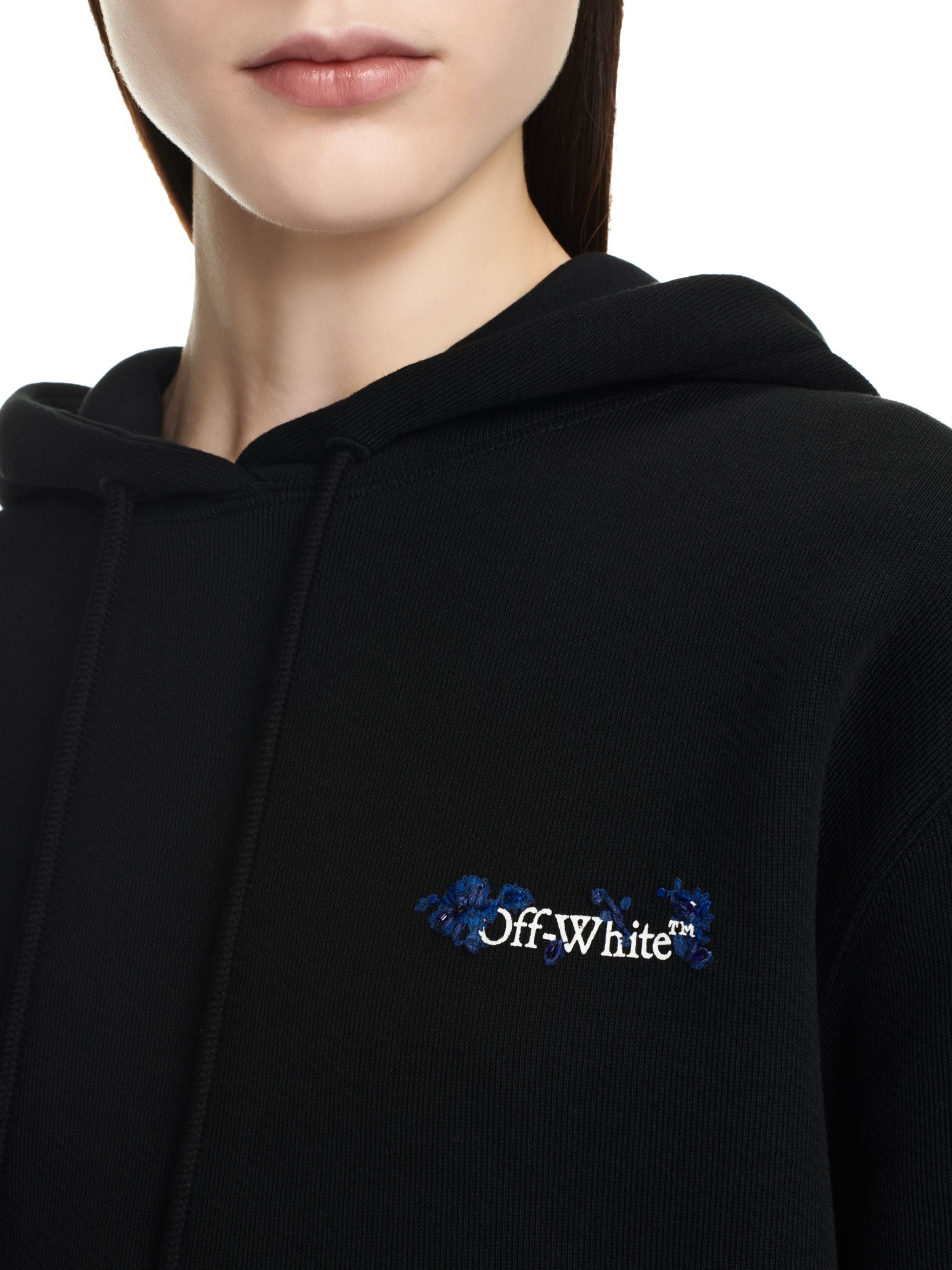 Emb Flower Arrow Reg Hoodie - 5