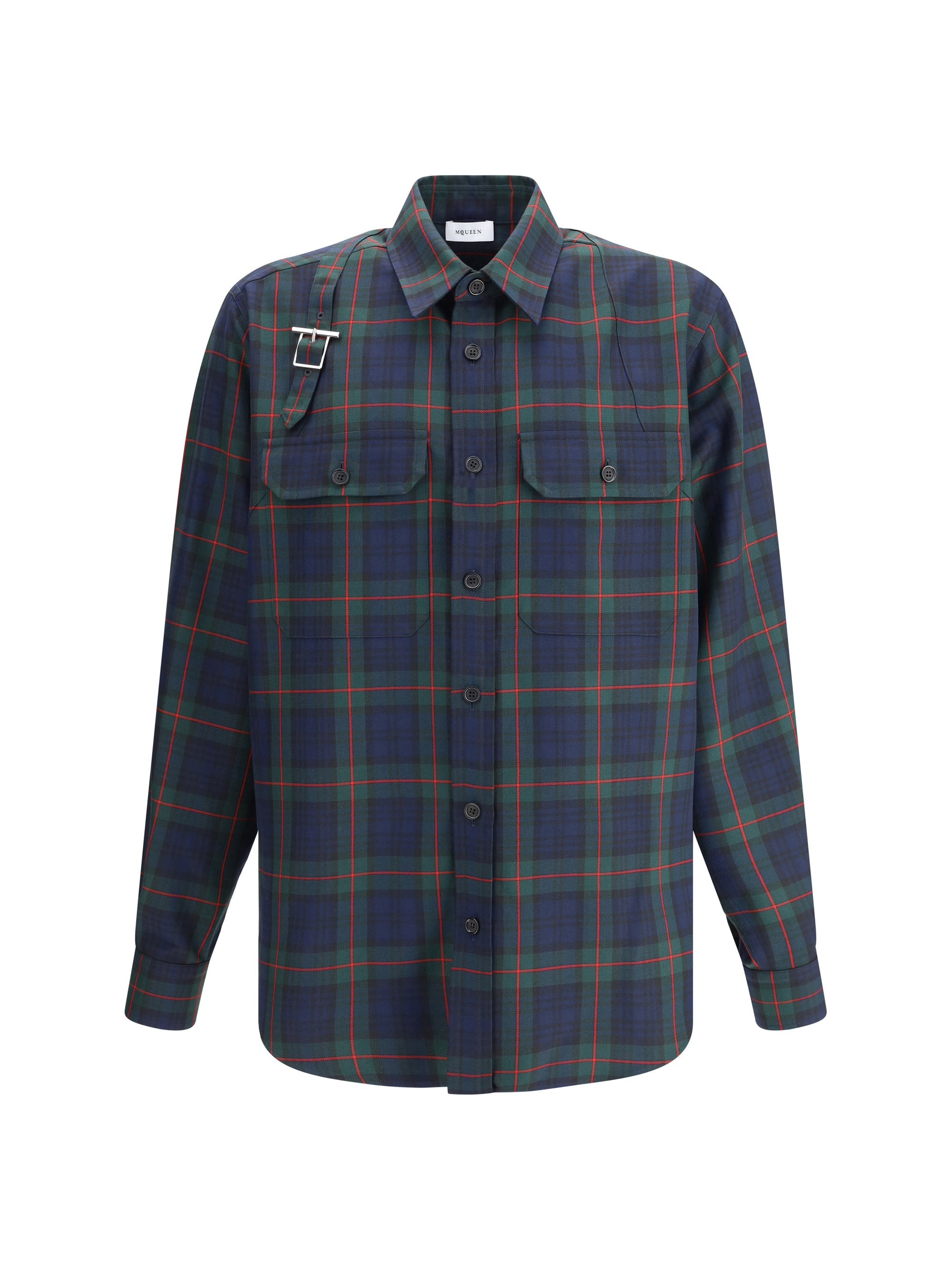 Alexander Mcqueen Men Tartan Shirt - 1