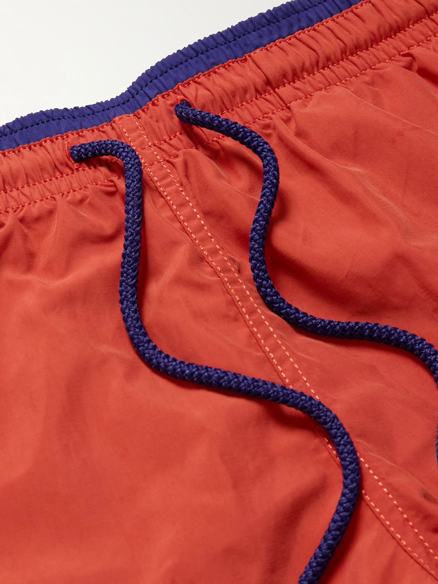 Moka Straight-Leg Mid-Length ECONYL® Swim Shorts Red - 4