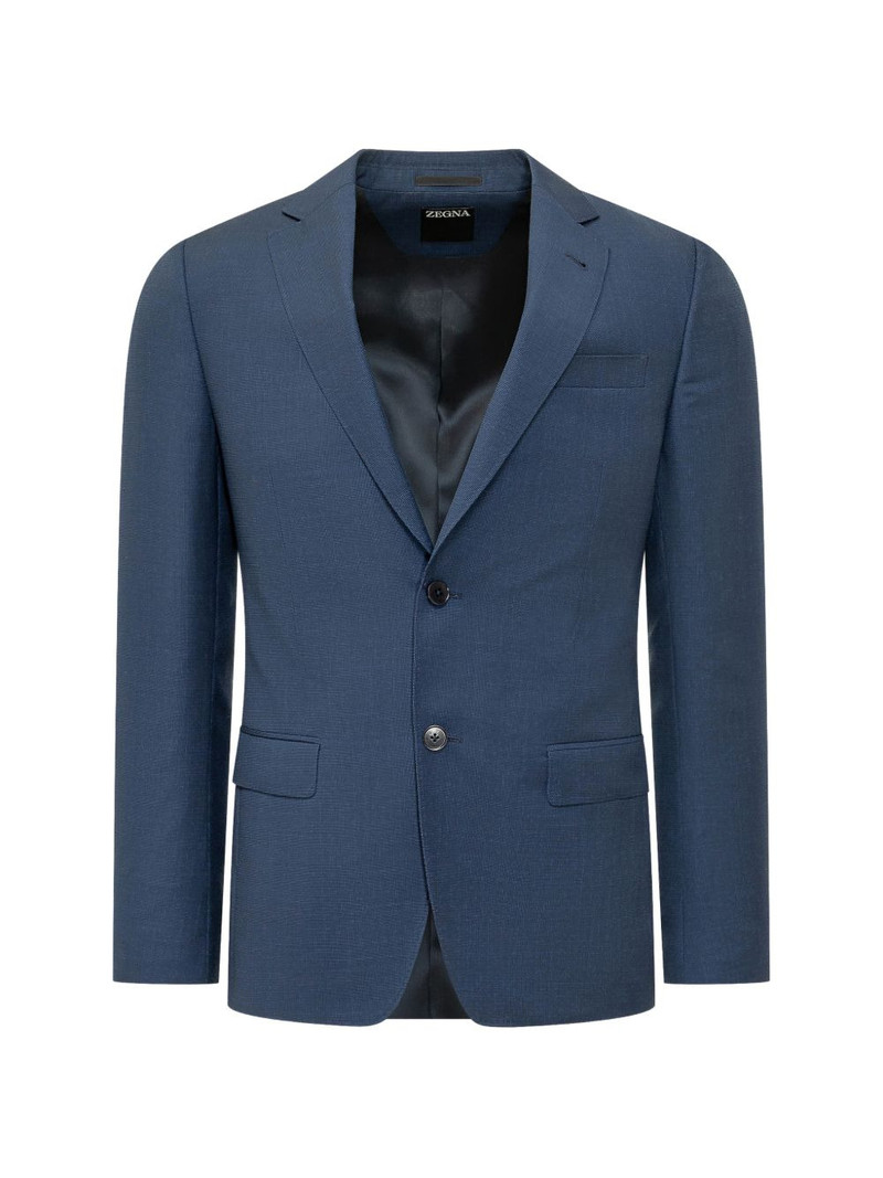 ZEGNA button-up wool suit outlook
